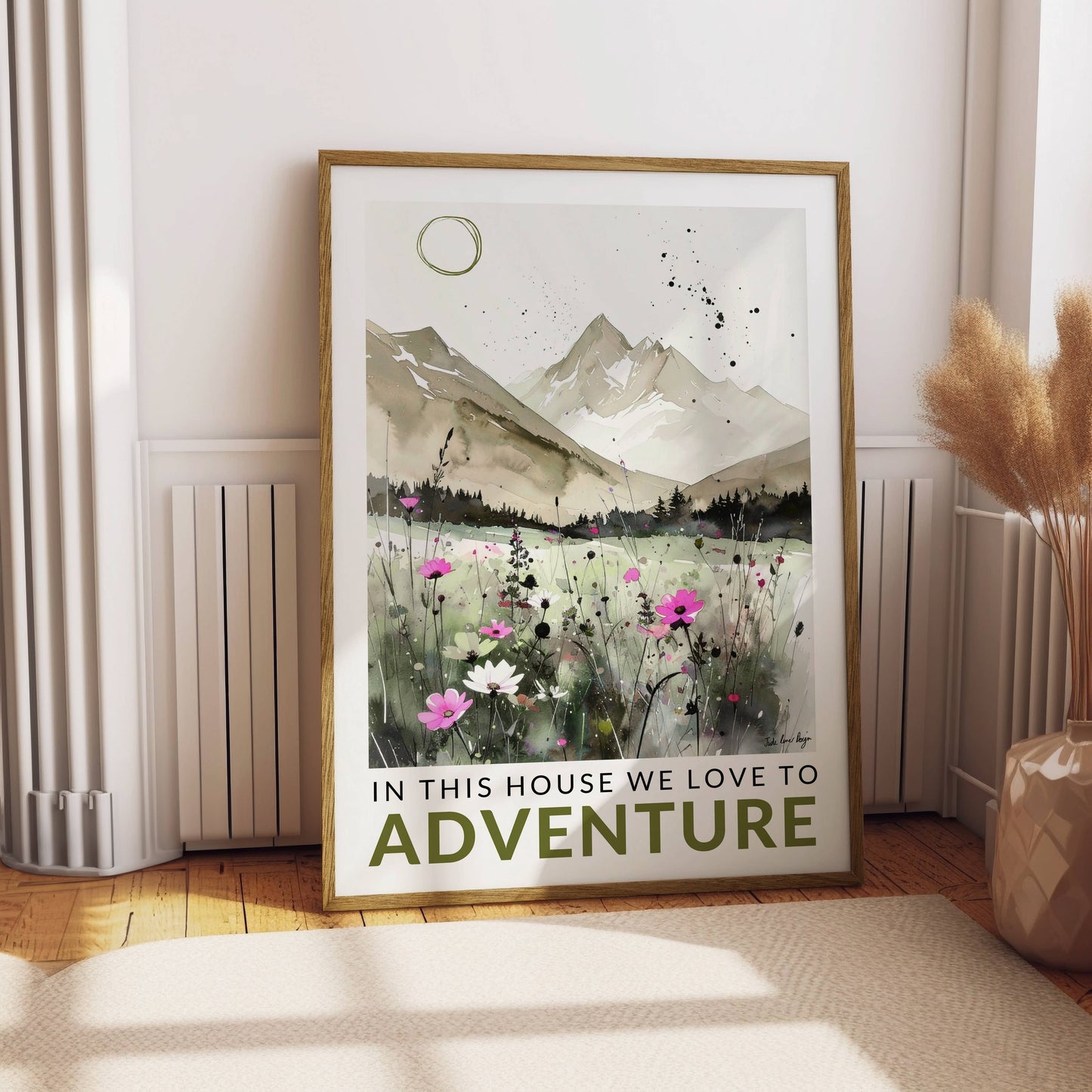 Adventure Print - In This House We Love To Adventure: A4