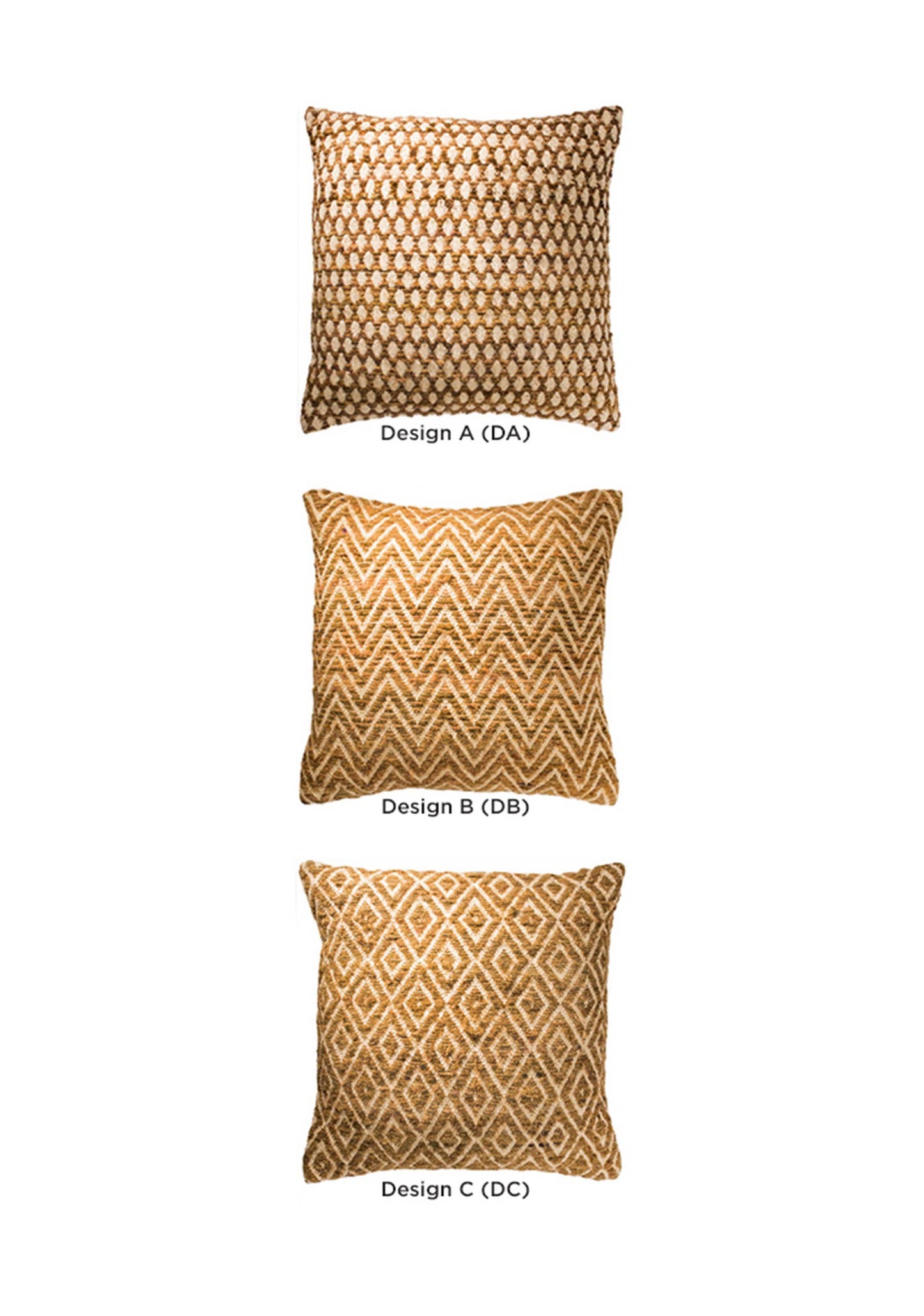 Woven Cotton Cushion Cover, 45 X 45cm: Design A(DA)